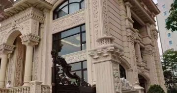 辽宁黄金麻别墅外墙异形定制