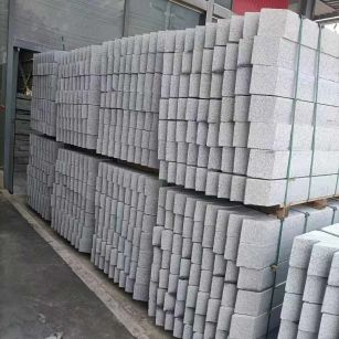 辽宁芝麻白树围石 树池