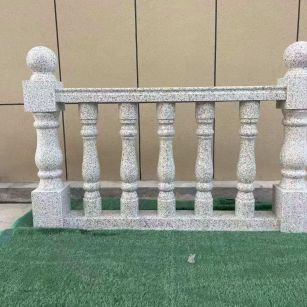 辽宁芝麻白阳台栏杆 花岗岩栏杆