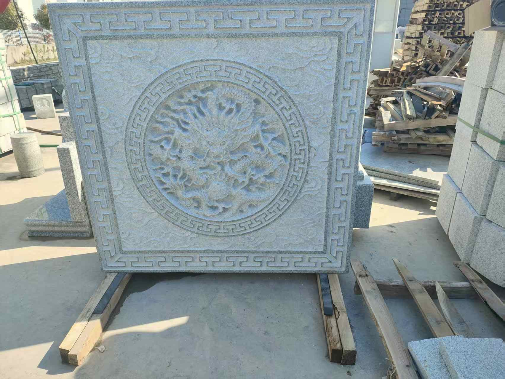 辽宁芝麻白芝麻灰别墅雕刻板