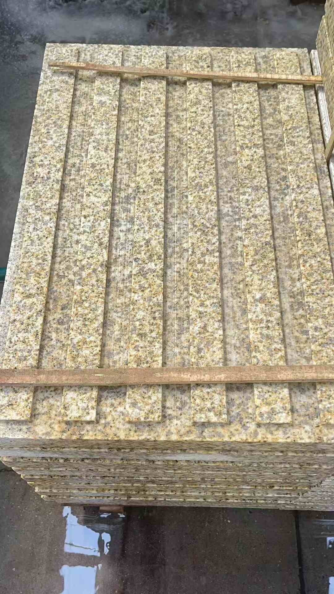 辽宁黄金麻盲道 石材盲道