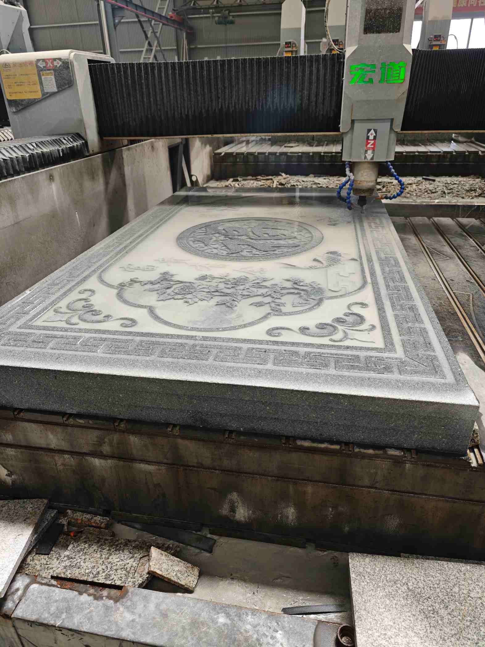 辽宁芝麻灰雕刻版异形雕刻异形定制